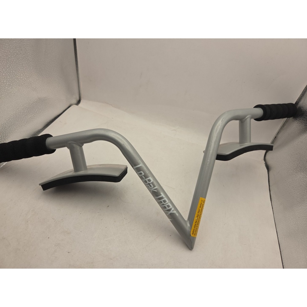 Lo-Bak Trax Pain Relief Portable Spinal Traction Device Decompression Silver